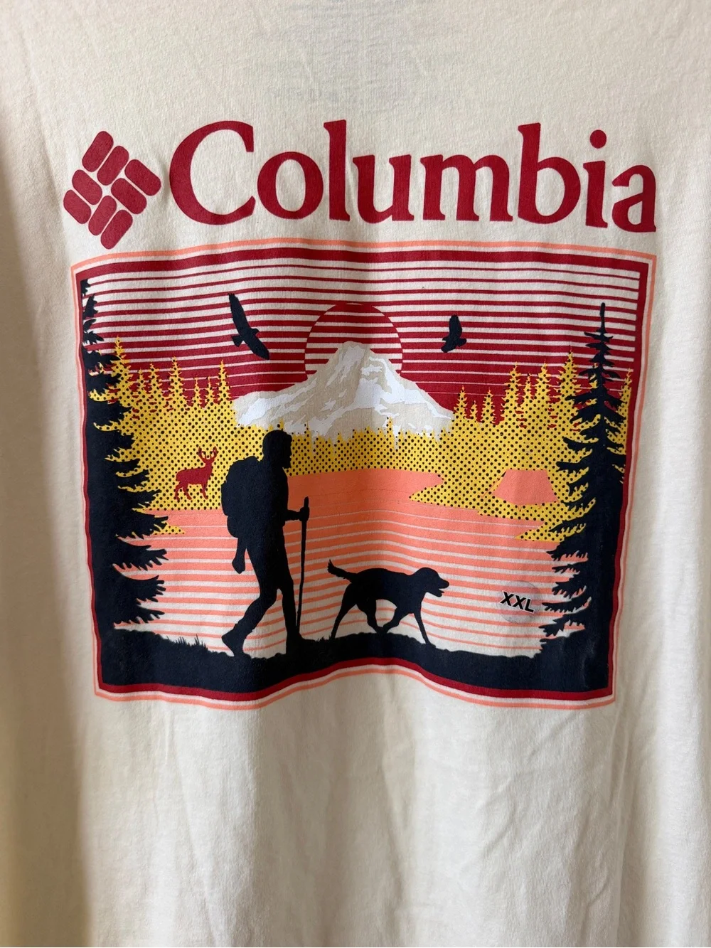 NWOT Columbia Graphic Hiking T-Shirt XXL | Gorpcore Outdoors Camping